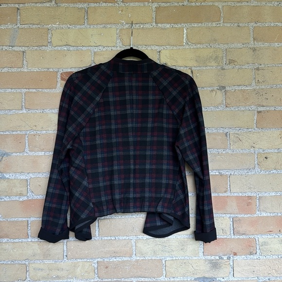 New Periphery Plaid Open Front Jacket - Picture 4 of 4